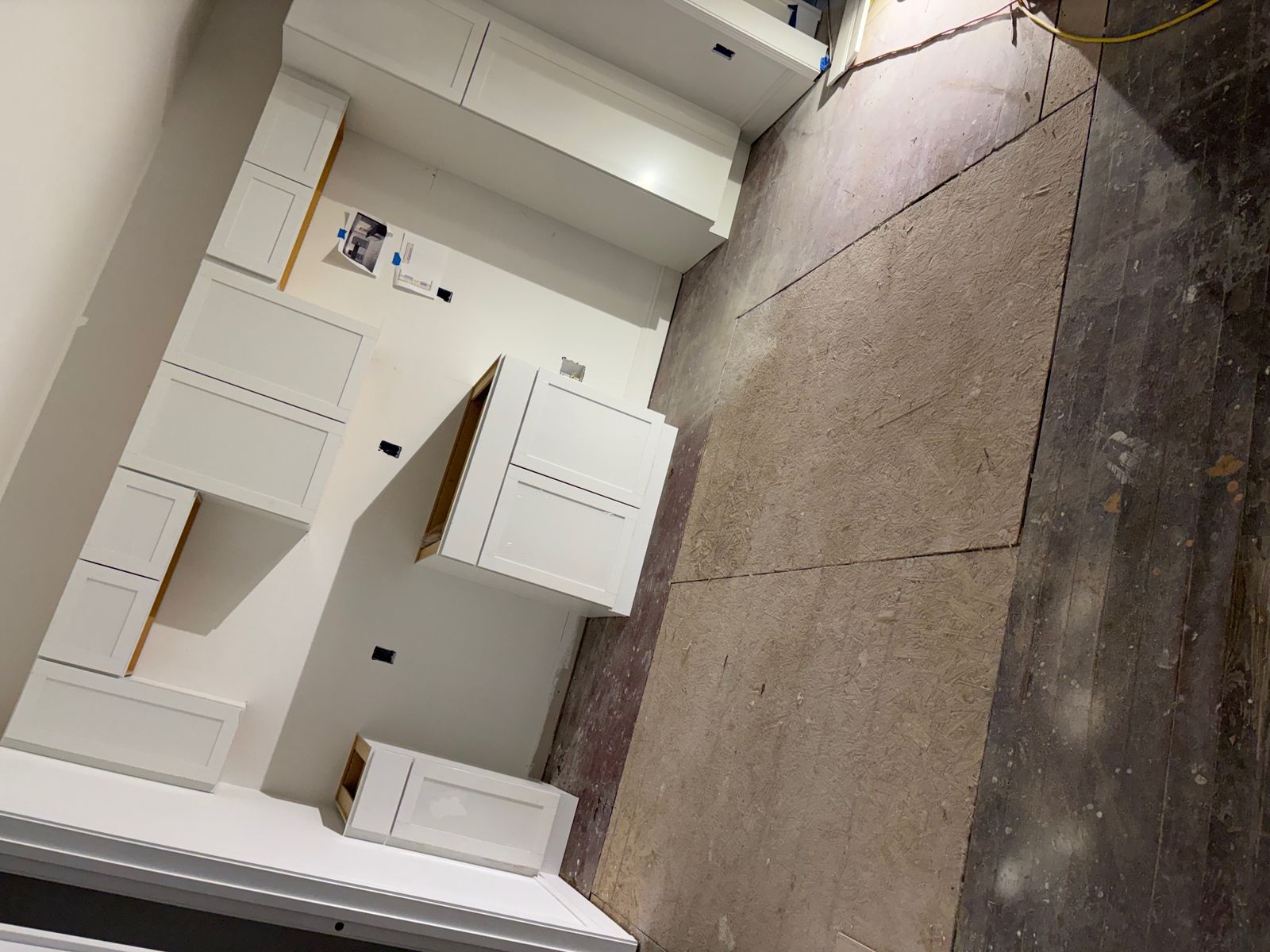 Kitchen remodel with cabinet installation